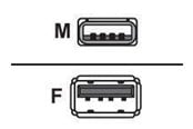 USB kabel - Sharkoon - USB extension cable - USB to USB - 2 m - 4044951015412