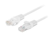 Netværkskabel - Lanberg patch cable - 1 m - white RAL 9010 - Hvid - 1m - PCU6-10CC-0100-W