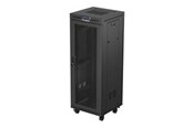 Rack skabe - Lanberg FF01 series - rack - 600 x 600 flat pack with mesh door LCD - 32U - FF01-6632-23BL