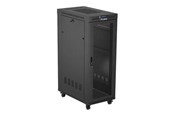 Rack skabe - Lanberg FF01 series - rack - 600 x 1000 flat pack with mesh door LCD - 32U - FF01-6032-23BL