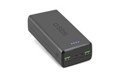 Powerbank - SBS Powerbank TTBB30000PD20K 30000 mAh 2 x USB-C 2 x USB-A - black Powerbank - Sort - 30000 mAh - TTBB30000PD20K
