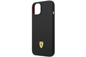 Mobil - Covers & Cases - Ferrari Silicone Metal Logo Case for iPhone 14 Plus - Black - 3666339063214