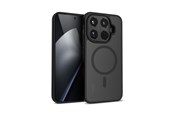 Mobil - Covers & Cases - CRONG Hybrid Matte Magnetic - Xiaomi 15T Pro MagSafe Case (Black) - CRGHMMXM15TPBLK