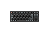 Tastatur - Keychron V3 Ultra 80% 8K Wireless Tri-Mode - POM Brown - Gaming Tastatur - Uden Numpad - Nordisk - Sort - V3U-D3-BO
