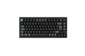Tastatur - Keychron Q1 Ultra 75% 8K Wireless Tri-Mode - POM Red - Gaming Tastatur - Uden Numpad - Nordisk - Sort - Q1U-M1-BO