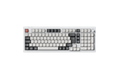 Tastatur - Keychron Q5 Ultra 96% 8K Wireless Tri-Mode - POM Red - Gaming tastatur og mus - Nordisk - Hvid - Q5U-P1-BO
