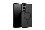 Mobil - Covers & Cases - CRONG Hybrid Matte Magnetic - MagSafe Case Samsung Galaxy S24 (Black) - CRGHMMSGS24BLK