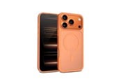 Mobil - Covers & Cases - CRONG Hybrid Matte Magnetic - MagSafe iPhone 17 Pro Case (Orange) - CRGHMMIP1763PORG