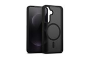 Mobil - Covers & Cases - CRONG Hybrid Matte Magnetic - MagSafe Case Samsung Galaxy S24 FE (Black) - CRGHMMSGS24FEBLK