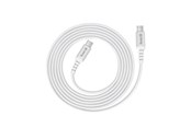 USB kabel - CRONG Armor Link - 100W PD 5A USB-C to USB-C Cable 200cm (White) - CRGAL200USCCWHI