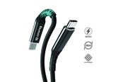 USB kabel - CRONG Armor Link - 60W PD 3A USB-C to USB-C Cable 150cm (Black) - CRG-AL15USCC-BLK