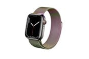 Smartwatch - Tilbehør - CRONG Milano Steel - Stainless Steel Strap for Apple Watch 38/40/41/42 mm (Iridescent) - CRG-40MST-OPL