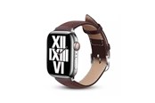 Smartwatch - Tilbehør - CRONG Noble Band - Genuine Leather Strap for Apple Watch 38/40/41/42 mm (Espresso) - CRG-40NOB-ESP