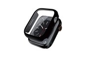 Smartwatch - Tilbehør - CRONG Hybrid Watch Case - Case with Glass for Apple Watch 44mm (Black) - CRG-44HS-BLK