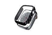 Smartwatch - Tilbehør - CRONG Hybrid Watch Case - Case with glass for Apple Watch 44mm (Carbon) - CRG-44HS-CRB