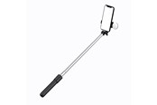 Stativ - Hurtel Selfie Stick WR1YXS Telescopic Tripod 0.71m with Round Lamp - Black - 5907769360572