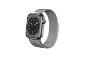 Smartwatch - Tilbehør - CRONG Milano Steel - Stainless Steel Strap for Apple Watch 44/45/46/49 mm (Silver) - CRG-44MST-SLV