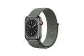 Smartwatch - Tilbehør - CRONG Nylon - Sport Band for Apple Watch 44/45/46/49 mm (Military Green) - CRG-44NLB-MGN