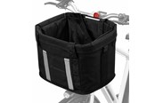 Cykeltilbehør - Wozinsky fabric bicycle basket large - black - 5907769385308