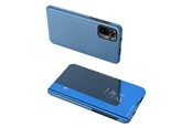 Mobil - Covers & Cases - Hurtel Clear View Case blue Poco M4 Pro 5G Flip Cover - 5907769338014