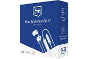Hovedtelefoner/headset - 3mk USB-C  Wired Headphones - white - 5903108518062