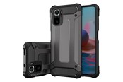Mobil - Covers & Cases - Hurtel Hybrid Armor Case Tough Rugged Cover for Xiaomi Poco M4 Pro 5G Black - 5907769339578