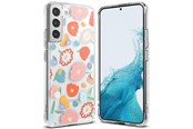 Mobil - Covers & Cases - Ringke Fusion Design Armored Case Cover with Gel Frame Samsung Galaxy S22+ (S22 Plus) Transparent (Floral) (F593R31) - 8809848204623