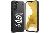 Mobil - Covers & Cases - Ringke  Onyx Design Rugged Case Cover for Samsung Galaxy S22+ (S22 Plus) Black (Graffiti) () - 8809848206153