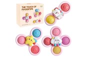 Babylegetøj - Fresh Kid Spinner toys Fantasy 3 pcs. - 3511