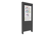 Vægbeslag, AV-Beslag & AV-Møbler - Chief Impact kiosk - portrait - for AV System - outdoor - black - Max 68 kg - recommended for 49" - OLF49BP-LG