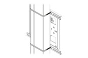 Vægbeslag, AV-Beslag & AV-Møbler - Chief Square 8" x 6" U-Bolt Set - Mounting Component - Max - recommended for - FCAVCSU80