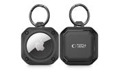 Mobil - Covers & Cases - Tech-Protect Rough Pro Case for Apple AirTag 1/2 with Wheel - Black - 5906203691333