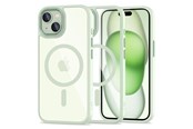 Mobil - Covers & Cases - Tech-Protect  MagMat MagSafe Case for iPhone 15 - Clear Green - 5906302307982