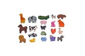 Trælegetøj - Primi Passi - Wooden Animal Set - 60 pieces - PP1072