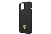 Mobil - Covers & Cases - Ferrari Silicone Metal Logo Magsafe Case for iPhone 14 - Black - 3666339068288