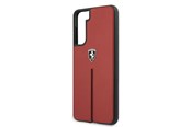 Mobil - Covers & Cases - Ferrari Off Track Leather Nylon Stripe Case for Samsung Galaxy S21 - Red - 3700740496183