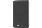 Powerbank - Sandberg SemiSolidState Magnet Powerbank - Sort - 10000 mAh - 421-51
