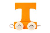 Trælegetøj - Small Foot - Wooden Letter Train Orange - T - 12 pieces - 10370-display12