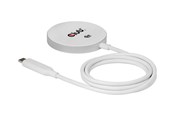 Mobil - Adaptere & Opladere - Club 3D CAC-3026 wireless charging pad - Qi2 Qi cerfified MagSafe compatible magnetic - 25 Watt - CAC-3026