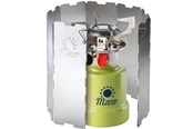Camping & Friluftsliv - Meva Wind Shield for Tourist Stove Burner - Silver - 6959291001026