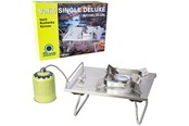 Grill og tilbehør - Meva Camping Gas Camping Stove SINGLE DELUXE 5kW - 8590584573738