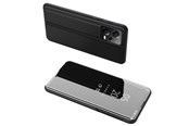 Mobil - Covers & Cases - Hurtel Clear View Case Cover for Xiaomi Redmi Note 12 5G / Poco X5 5G Flip Cover Black - 9145576276013