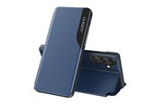 Mobil - Covers & Cases - Hurtel Eco Leather View Case Cover for Samsung Galaxy A24 4G with Flip Stand Blue - 9145576275726