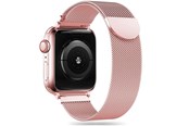 Smartwatch - Tilbehør - Tech-Protect  MilaneseBand Strap for Apple Watch 4 / 5 / 6 / 7 / 8 / 9 / SE / Ultra 1 / 2 (42 / 44 / 45 / 49 mm) - Pink - 5906735412673