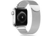Smartwatch - Tilbehør - Tech-Protect MilaneseBand Strap for Apple Watch 4 / 5 / 6 / 7 / 8 / 9 / SE / Ultra 1 / 2 (42 / 44 / 45 / 49 mm) - Silver - 5906735412666