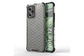 Mobil - Covers & Cases - Hurtel Honeycomb Case for Xiaomi Redmi Note 12 5G / Poco X5 5G Armored Hybrid Cover Black - 9145576277690