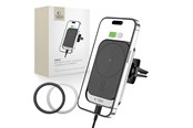 Mobil - Adaptere & Opladere - Tech-Protect CW19 Car Magnetic MagSafe Holder with 15W Inductive Charger for Ventilation Grille - Black - 6216990211096