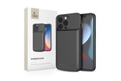 Powerbank - Tech-Protect PowerCase for iPhone 13 / 13 Pro with 4800mAh Power Bank - Black Powerbank - Sort - 4800 mAh - 9589046917820