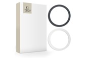 Mobil - Andet Tilbehør - Tech-Protect MagMat MagSafe Universal Magnetic Ring - Black / Silver (2 pcs) - 9589046921544