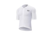 Cykeltilbehør - Rockbros 15200025 Short Sleeve Cycling Jersey Size XL - White - Rockbros-15200025012